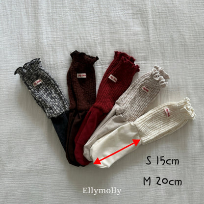 【予約】rib slub socks  / ellymolly