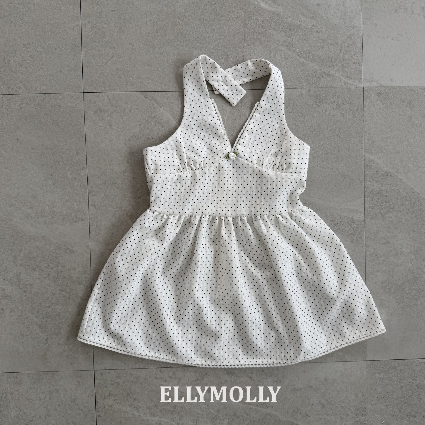 【予約】dot halter one-piece / ellymolly5-15号