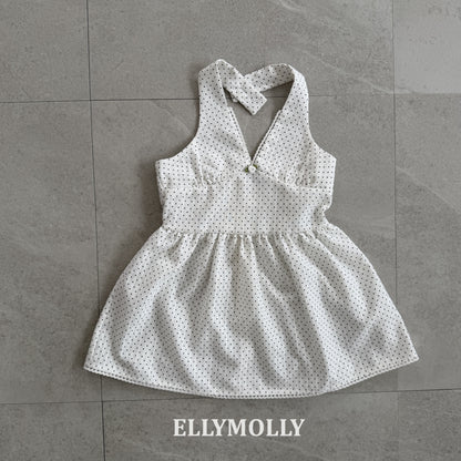 【予約】dot halter one-piece / ellymolly5-15号