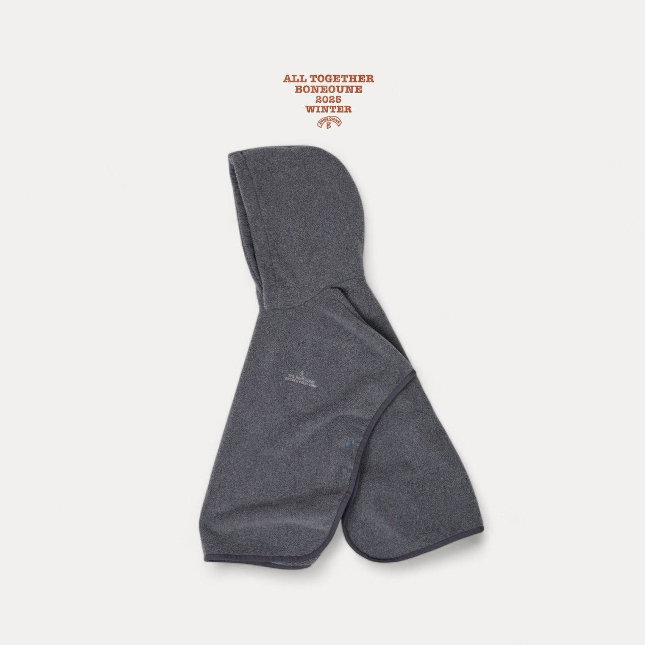 【予約】fleece poncho  / boneoune (XS-JL)