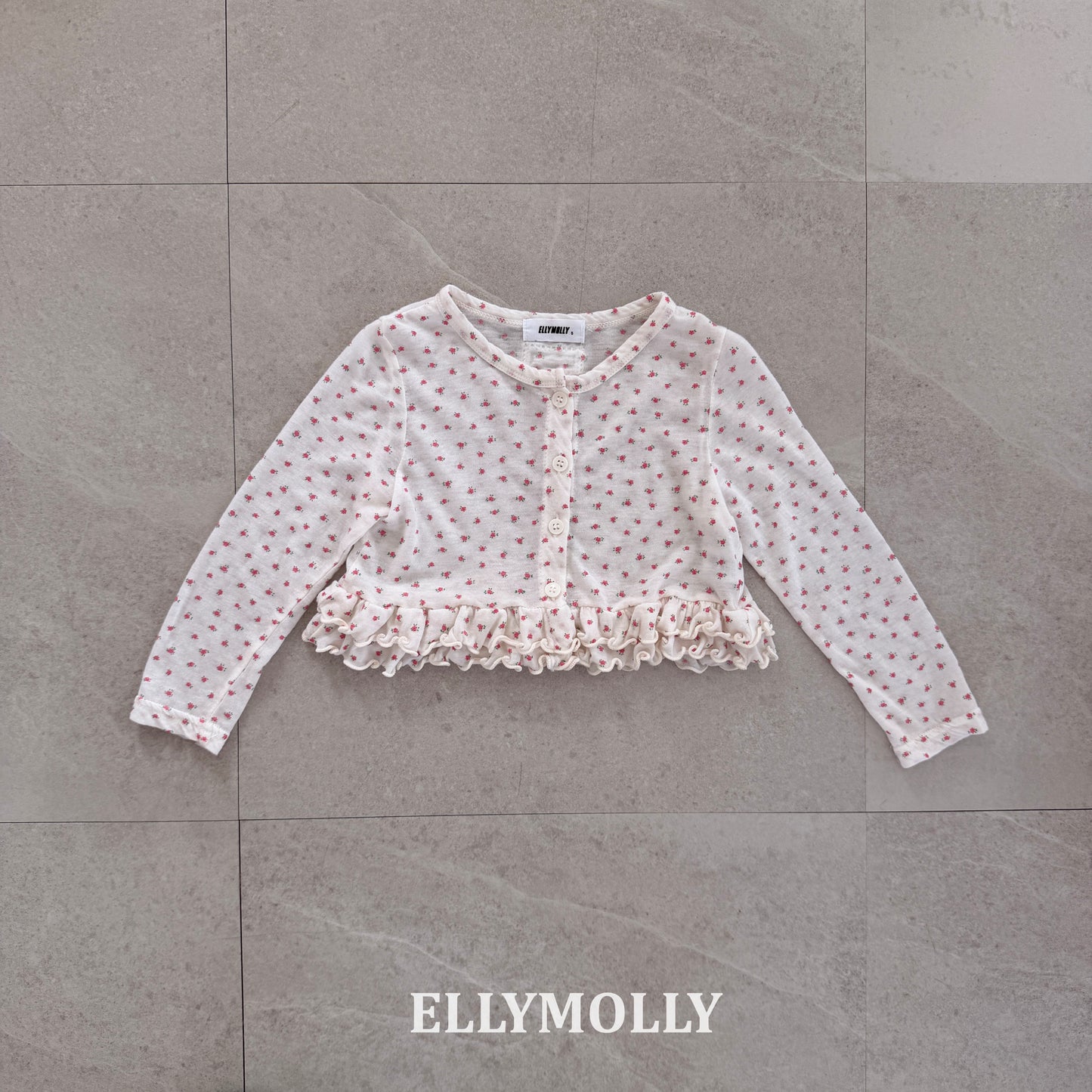 【予約】days frill cardigan / ellymolly5-15号 데이즈 프릴