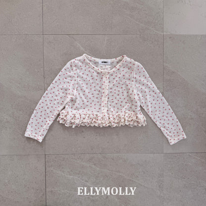 【予約】days frill cardigan / ellymolly5-15号 데이즈 프릴