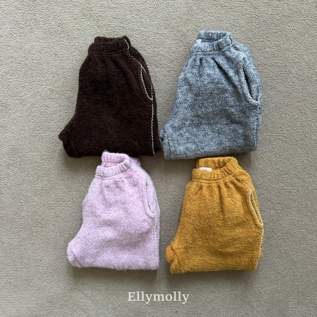 【予約】Fuzzy hug jogger pt / ellymolly (5-19号)