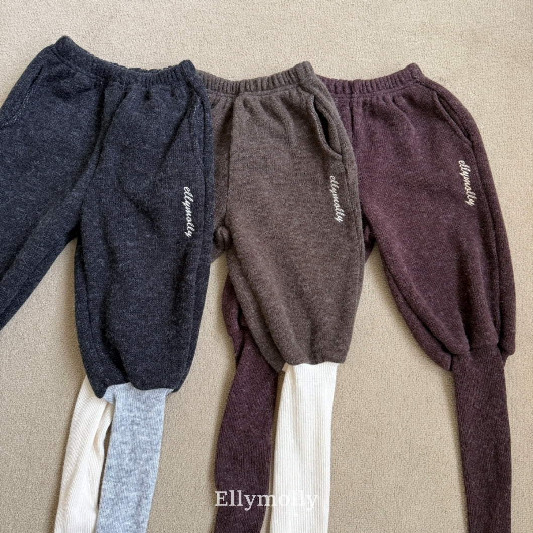 【予約】point warmer pants / ellymolly (5-19号)