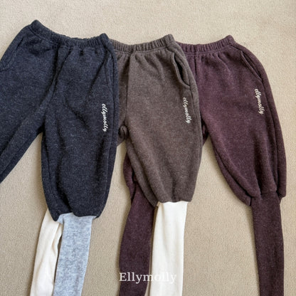 【予約】point warmer pants / ellymolly (5-19号)