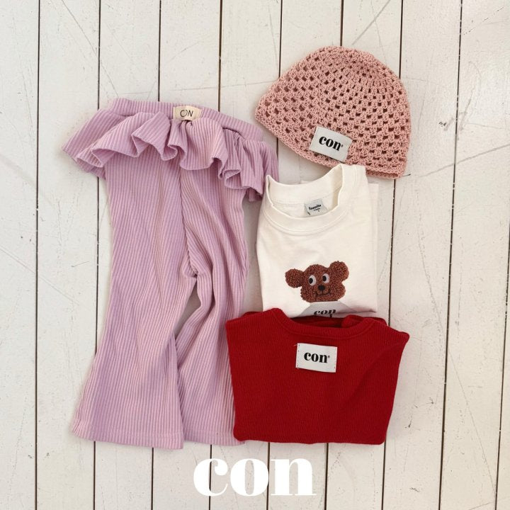 【予約】ベアTシャツ / con. (XXS-M)