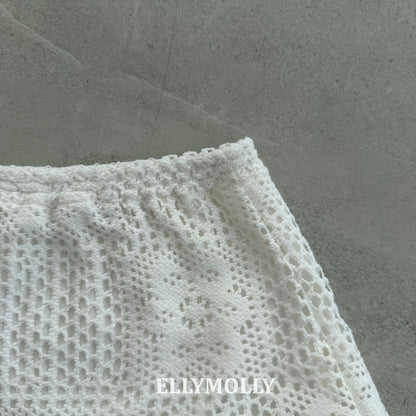 【予約】Crochet skirt / ellymolly5-15号  로지크로쉐