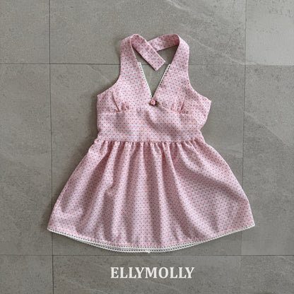 【予約】dot halter one-piece / ellymolly5-15号