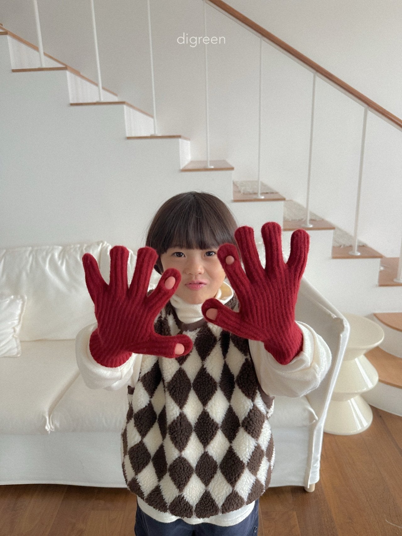 【予約】wool Winnie Glove  /  digreen