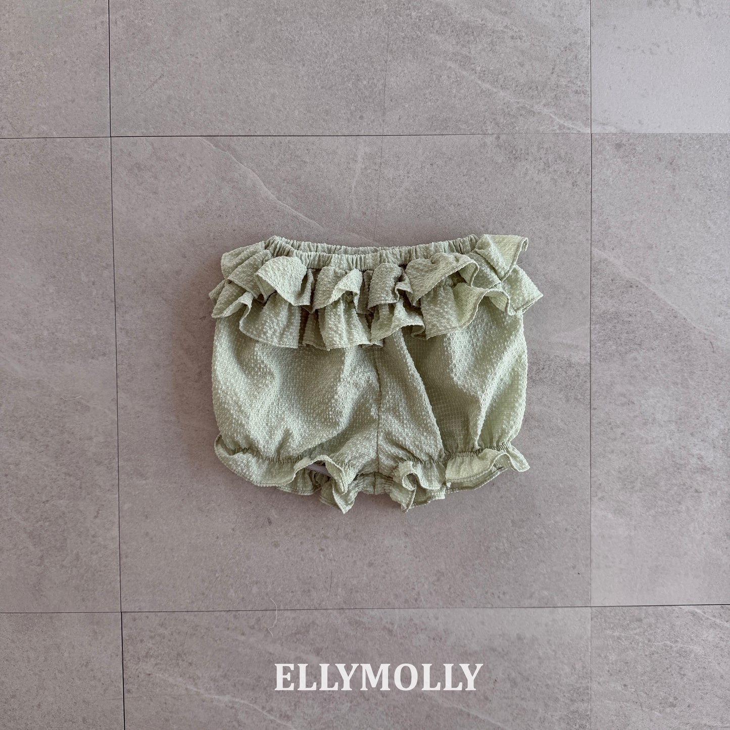 【予約】Petal Tiered Shorts / ellymolly 5-15号 페탈티어쇼츠