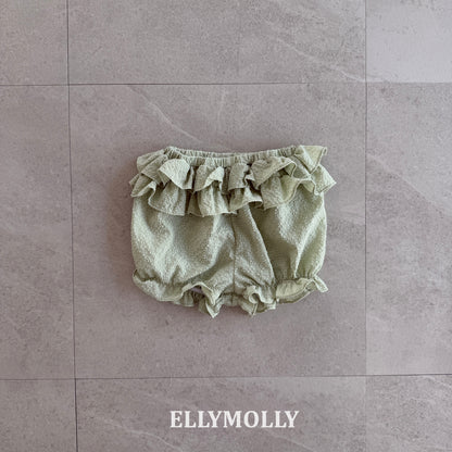 【予約】Petal Tiered Shorts / ellymolly 5-15号 페탈티어쇼츠