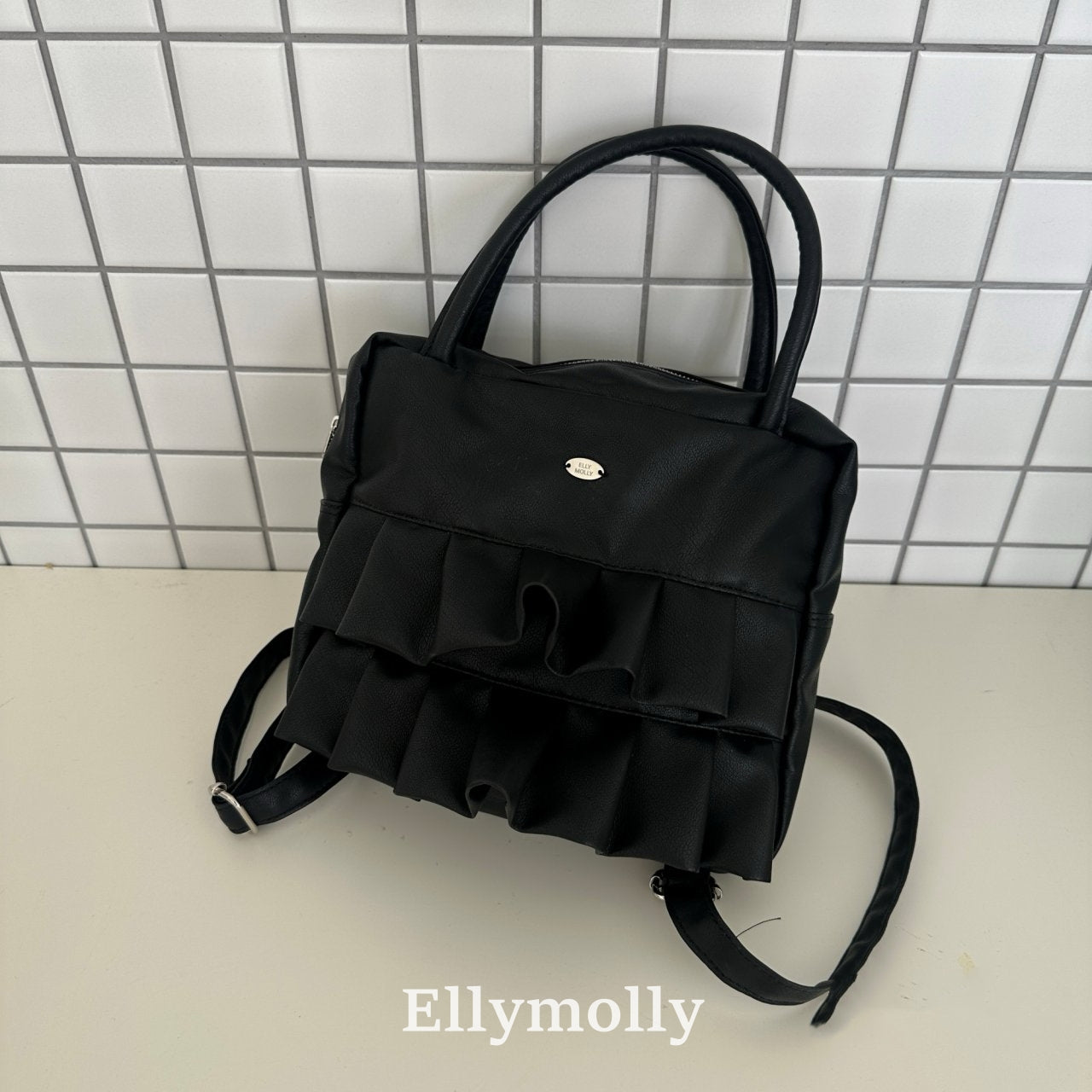 【予約】square frill bag / ellymolly