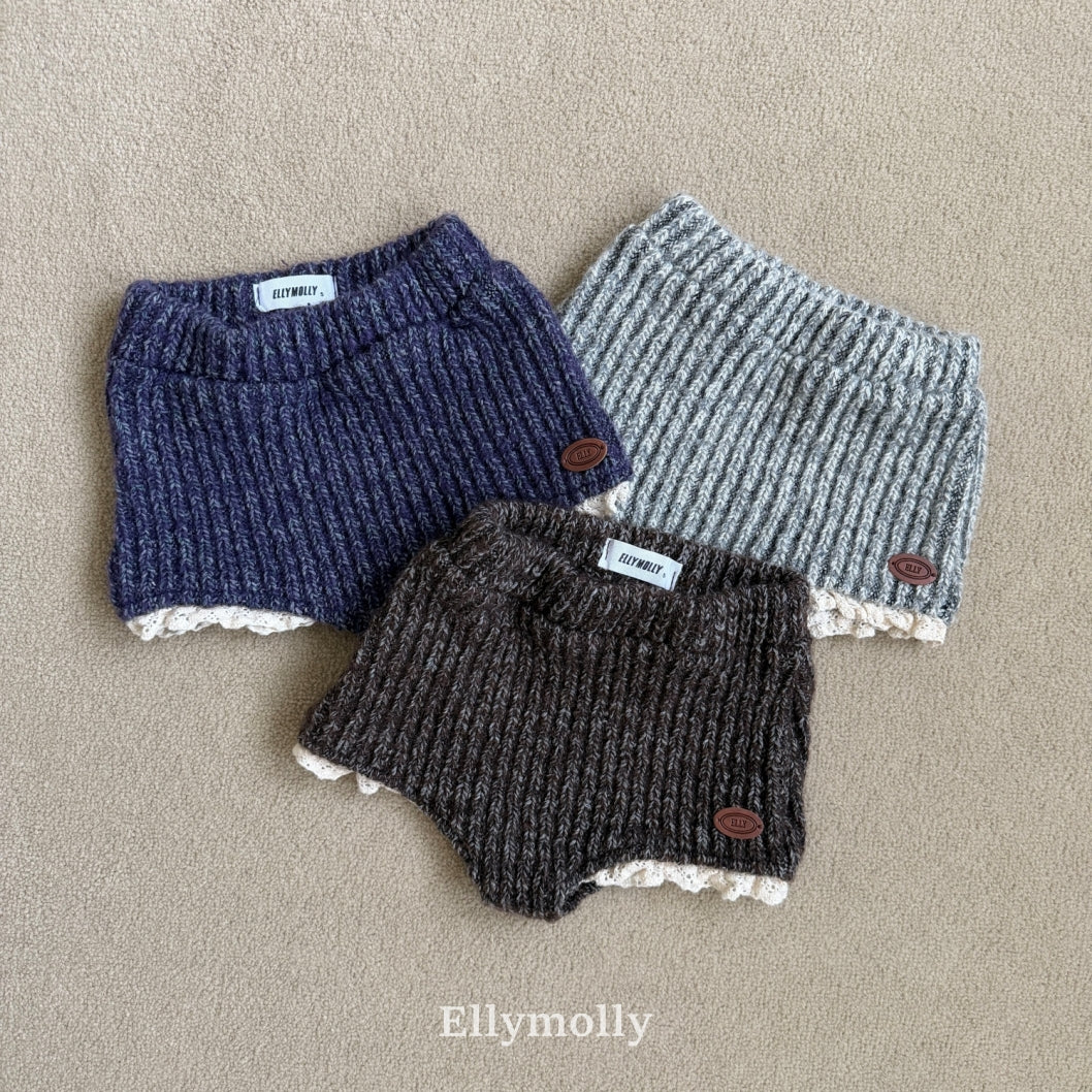 【予約】muffin wool knit pants / ellymolly (5-15号)