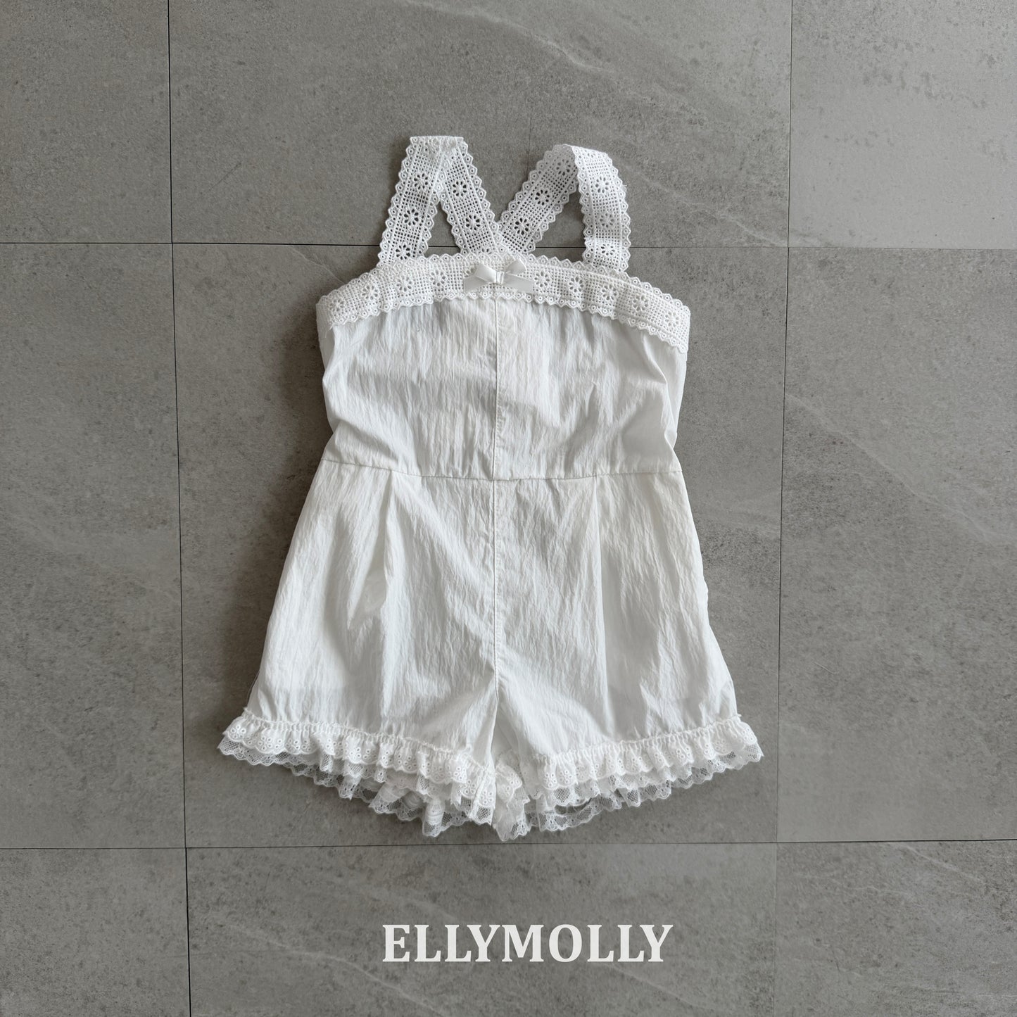 【予約】pure lace rompers / ellymolly5-15号