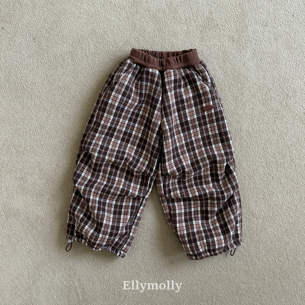 【予約】teddy fur check pt / ellymolly (5-19号)