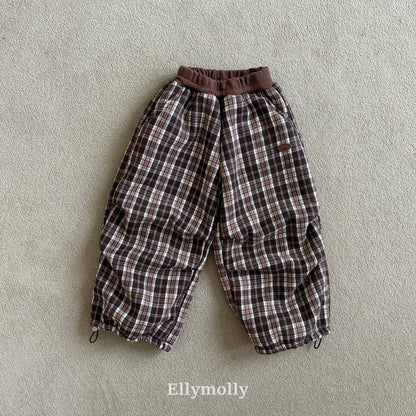 【予約】teddy fur check pt / ellymolly (5-19号)