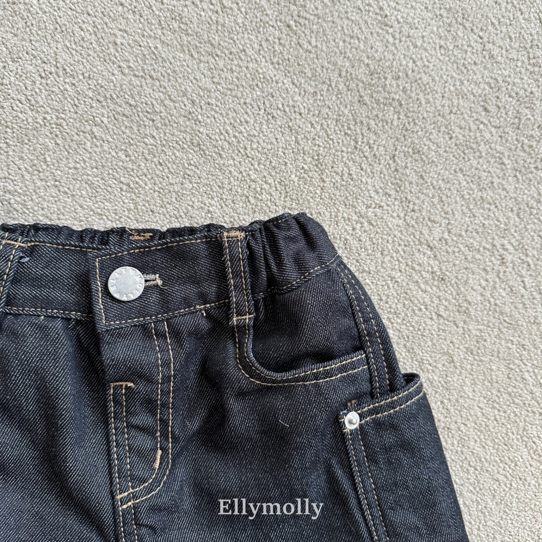 【予約】rivet curve denim pt / ellymolly (5-19号)