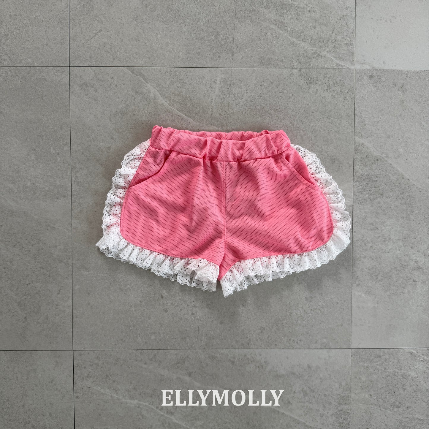 【予約】mesh frill half pants / ellymolly 5-15号