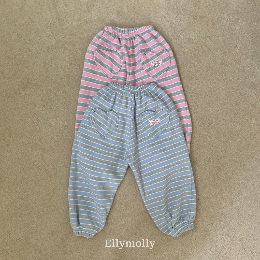 【予約】gray heart jogger pt / ellymolly (5-19号)
