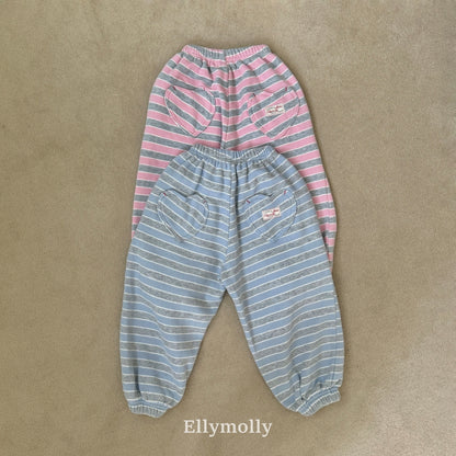 【予約】gray heart jogger pt / ellymolly (5-19号)