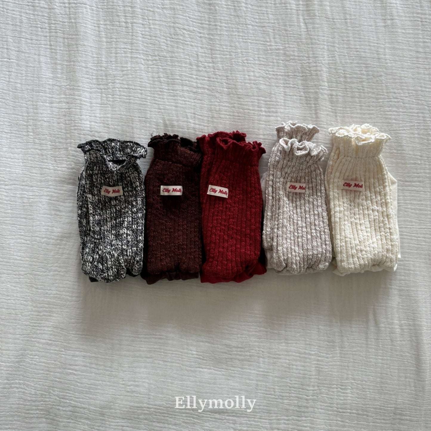 【予約】rib slub socks  / ellymolly