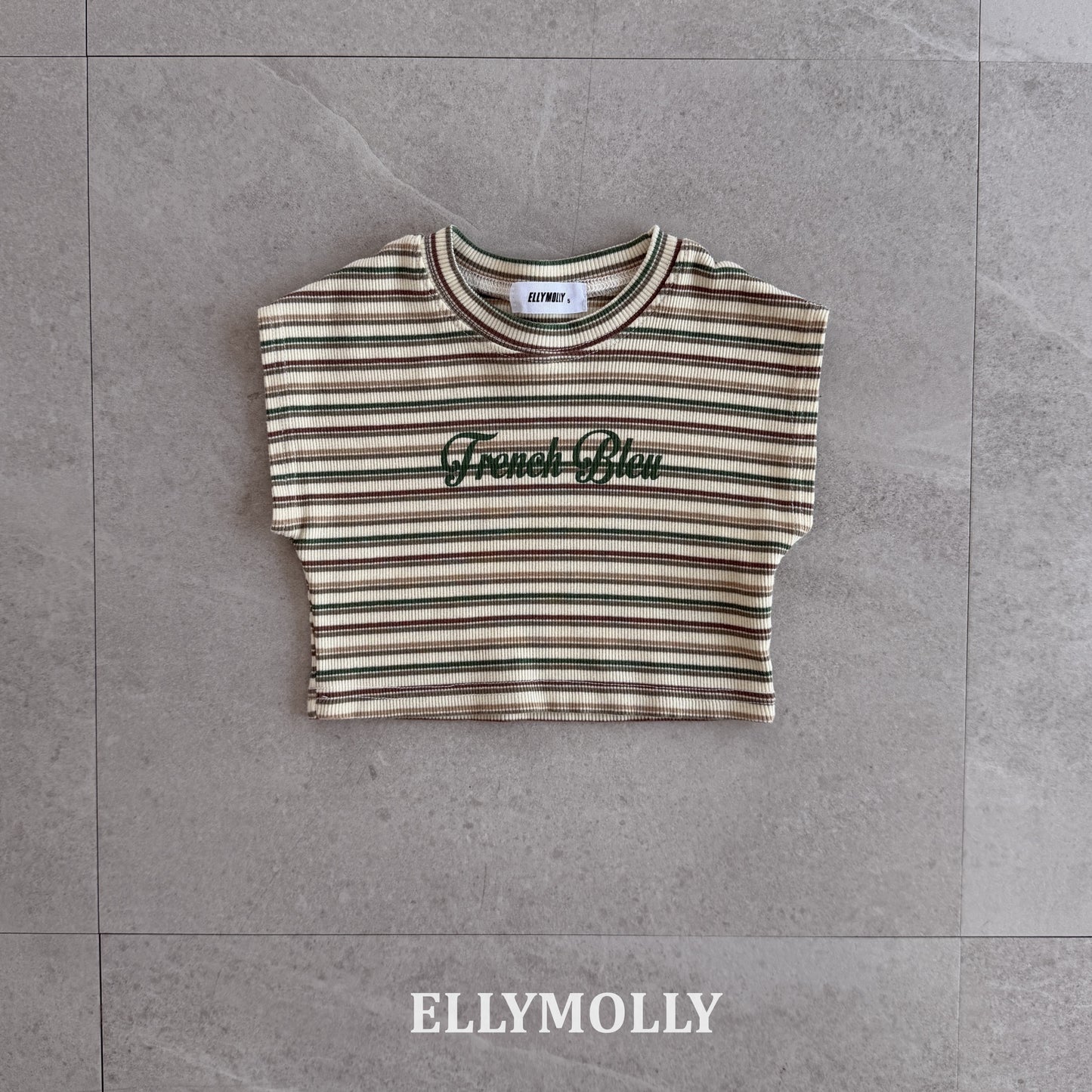 【予約】jerry wave crop tops / ellymolly5-15号젤리웨이브