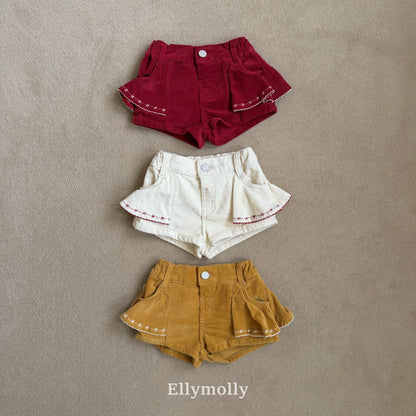 【予約】rosie frill mini pants / ellymolly (5-15号)