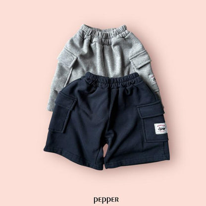 【予約】バミューダパンツ / pepper (XS-XL)버뮤다건빵