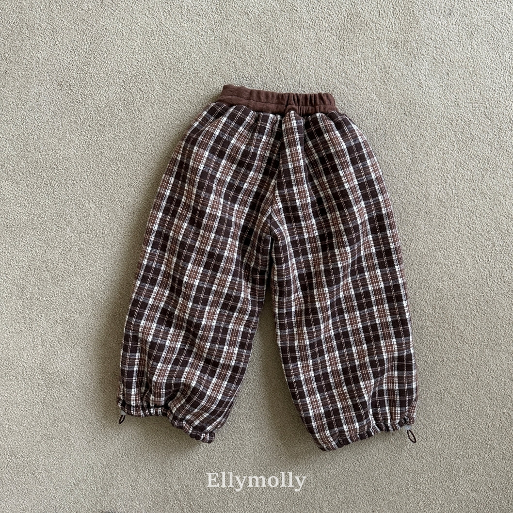 【予約】teddy fur check pt / ellymolly (5-19号)