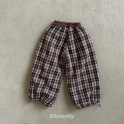 【予約】teddy fur check pt / ellymolly (5-19号)
