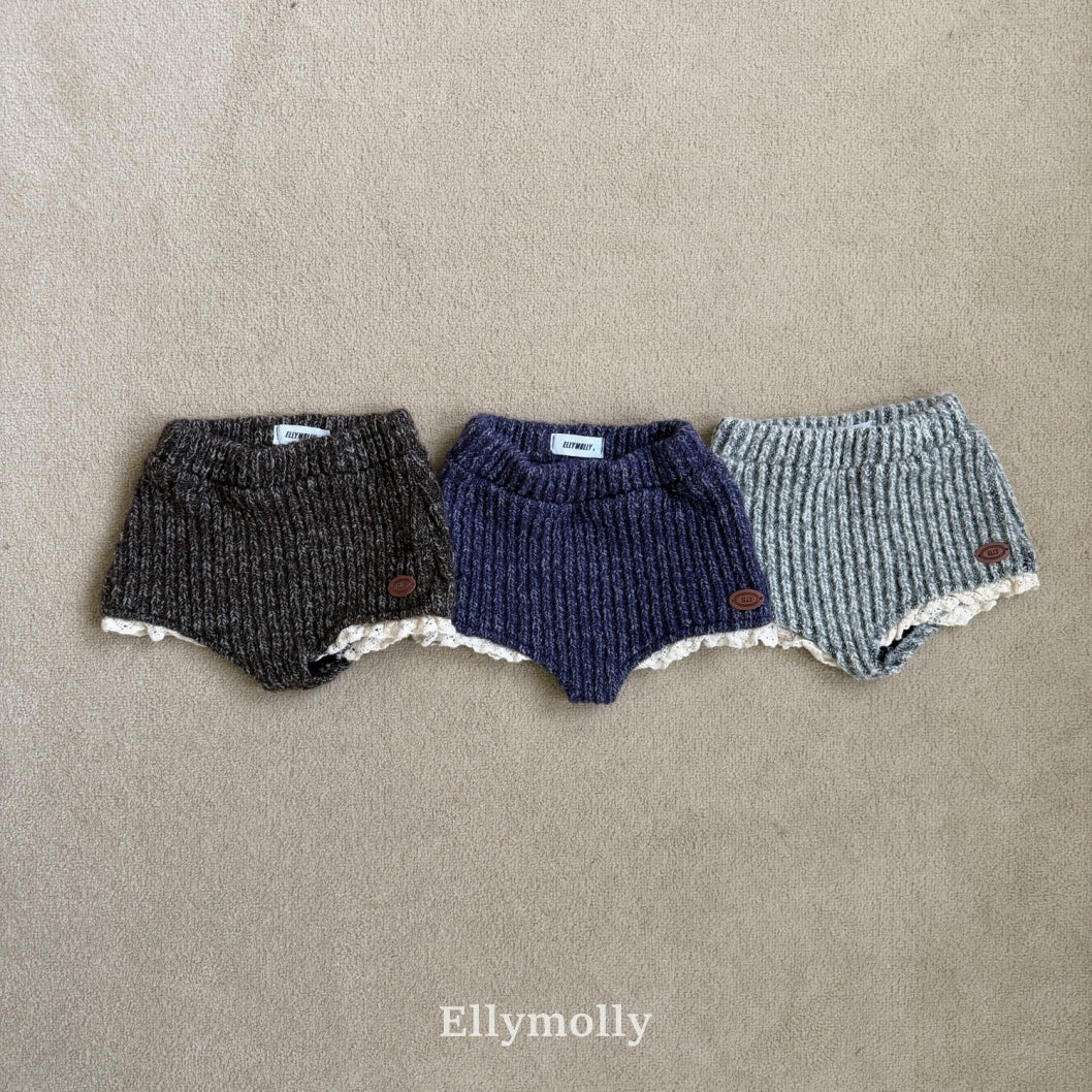【予約】muffin wool knit pants / ellymolly (5-15号)