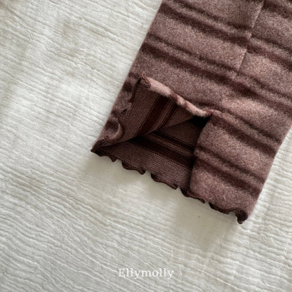 【予約】heart border warmer  / ellymolly