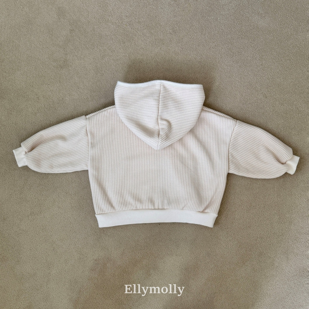 【予約】cozy rib hood zipup/ ellymolly (5-19号)