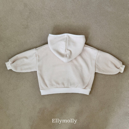 【予約】cozy rib hood zipup/ ellymolly (5-19号)