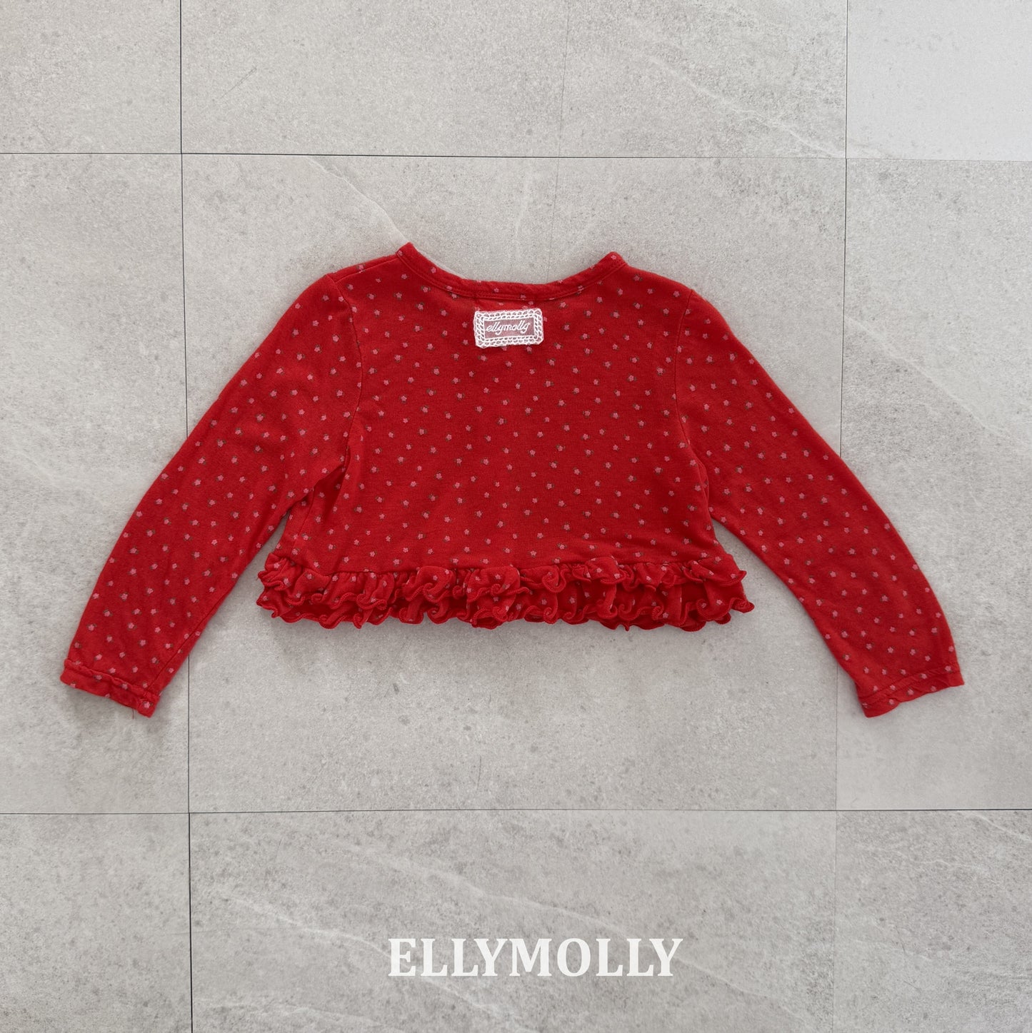 【予約】days frill cardigan / ellymolly5-15号 데이즈 프릴