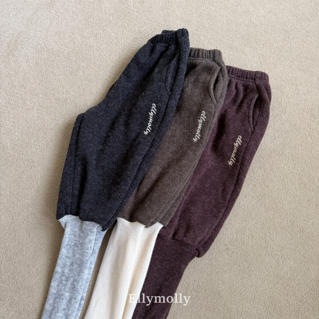 【予約】point warmer pants / ellymolly (5-19号)