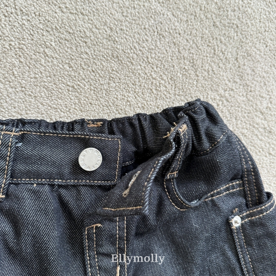 【予約】rivet curve denim pt / ellymolly (5-19号)