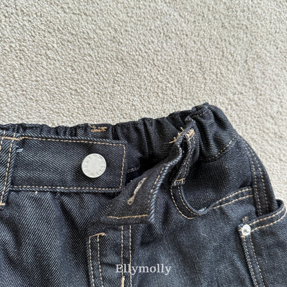 【予約】rivet curve denim pt / ellymolly (5-19号)