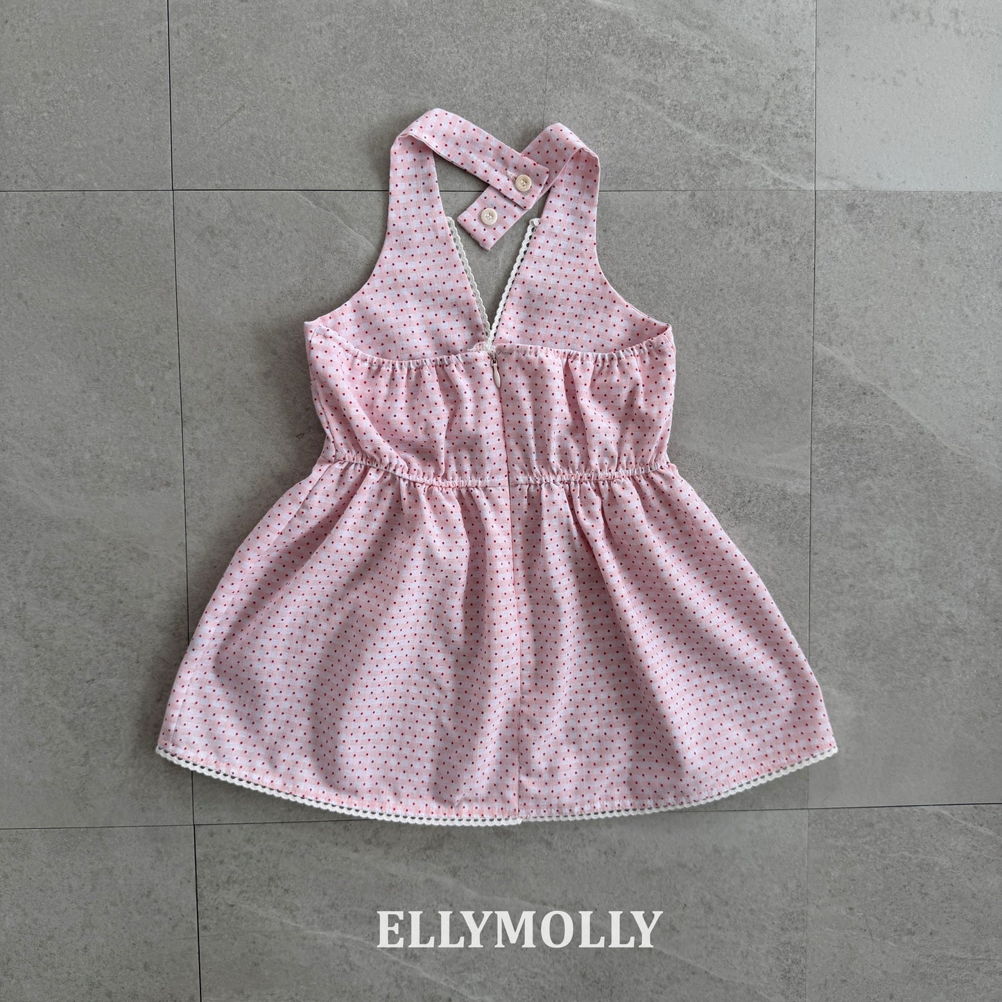 【予約】dot halter one-piece / ellymolly5-15号