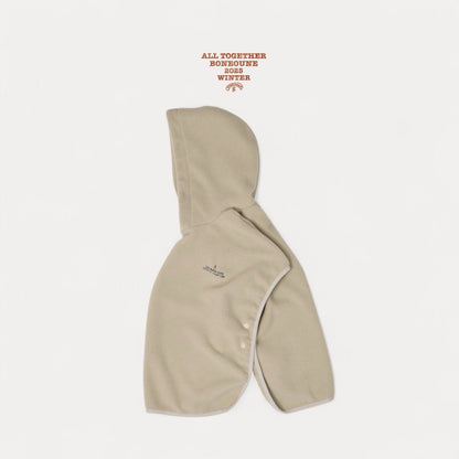 【予約】fleece poncho  / boneoune (XS-JL)