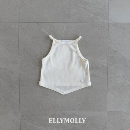【予約】V cut sleeveless / ellymolly 5-15号클린 브이