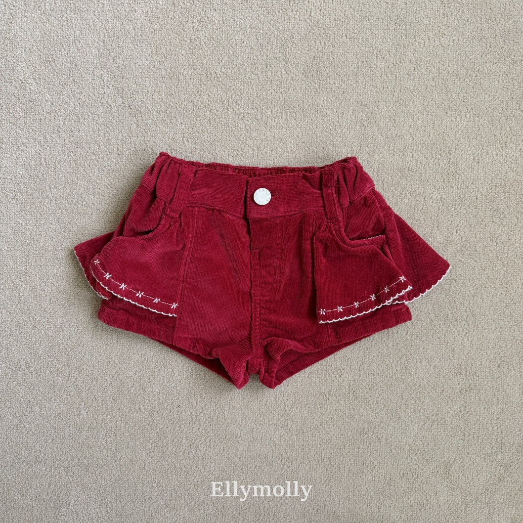 【予約】rosie frill mini pants / ellymolly (5-15号)