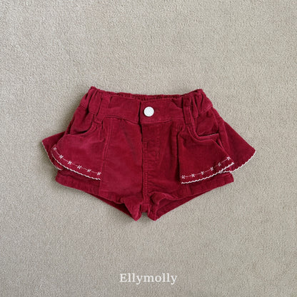 【予約】rosie frill mini pants / ellymolly (5-15号)