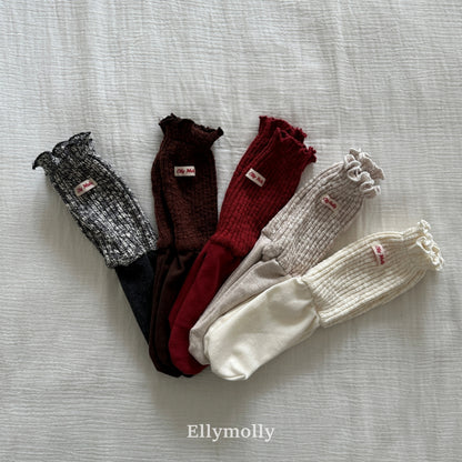 【予約】rib slub socks  / ellymolly