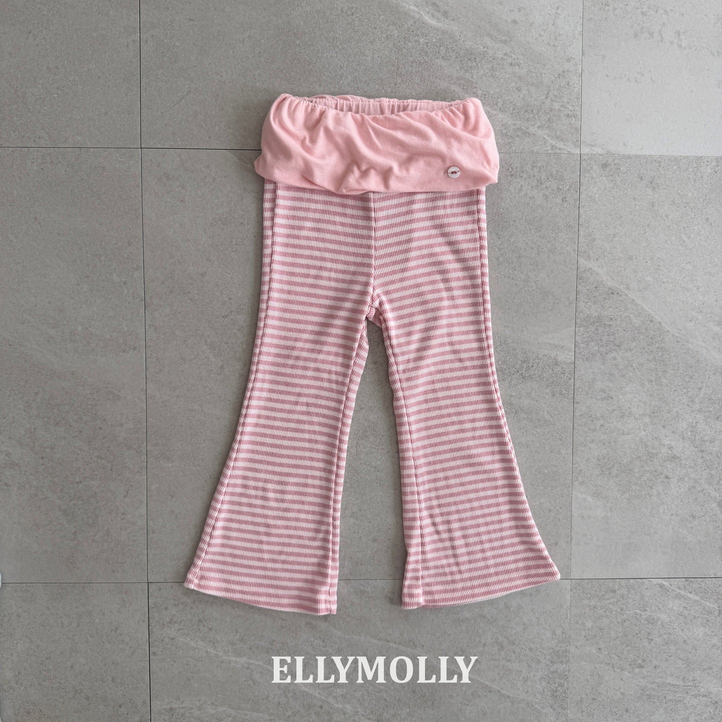 【予約】Pop Semi-Flare pants / ellymolly 5-15号 팝 세미플레어