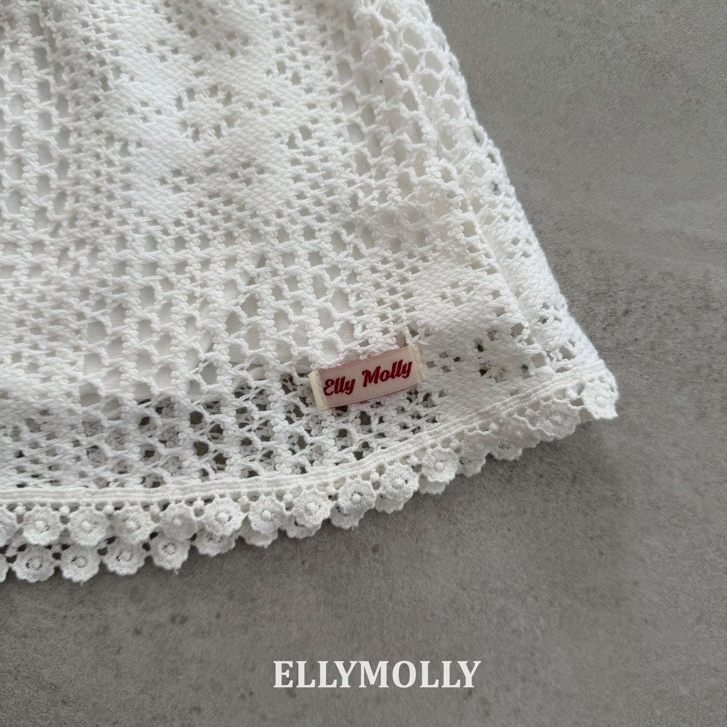 【予約】Crochet skirt / ellymolly5-15号  로지크로쉐