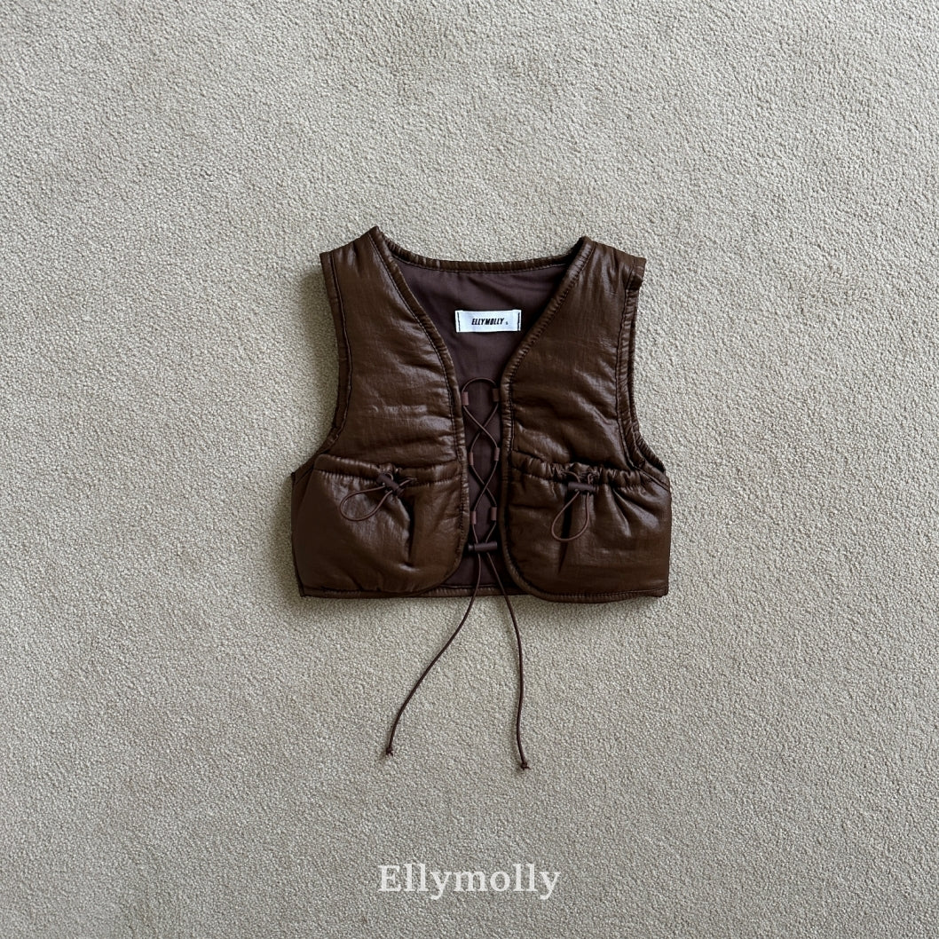 【予約】fouryou padding vest / ellymolly (5-15号)