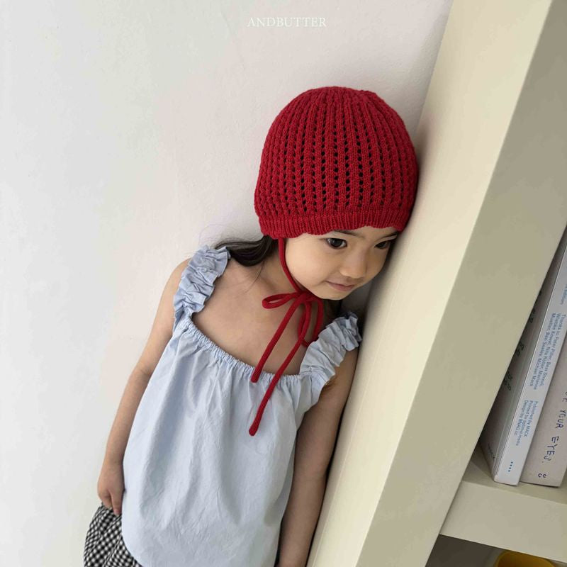【予約】Croche Color beanie  / andbutter