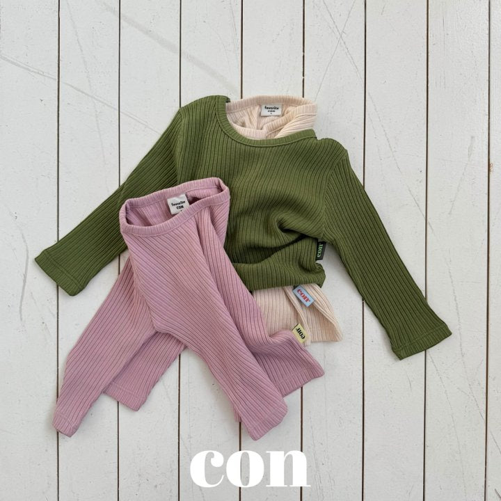 【予約】ソフトリブT / con. (XXS-M)말랑 골지