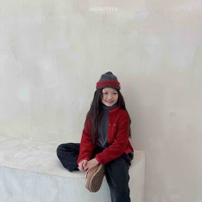 【予約】Creamy Cardigan  /  andbutter (S-JM)